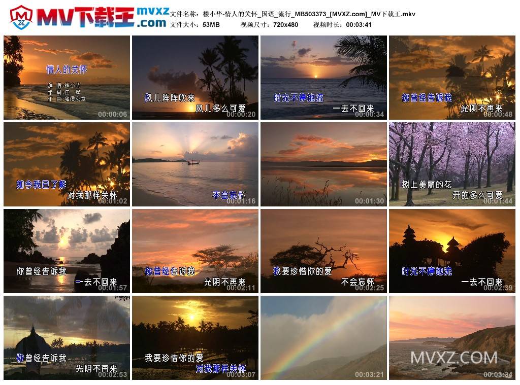 楼小华-情人的关怀_国语_流行_MB503373